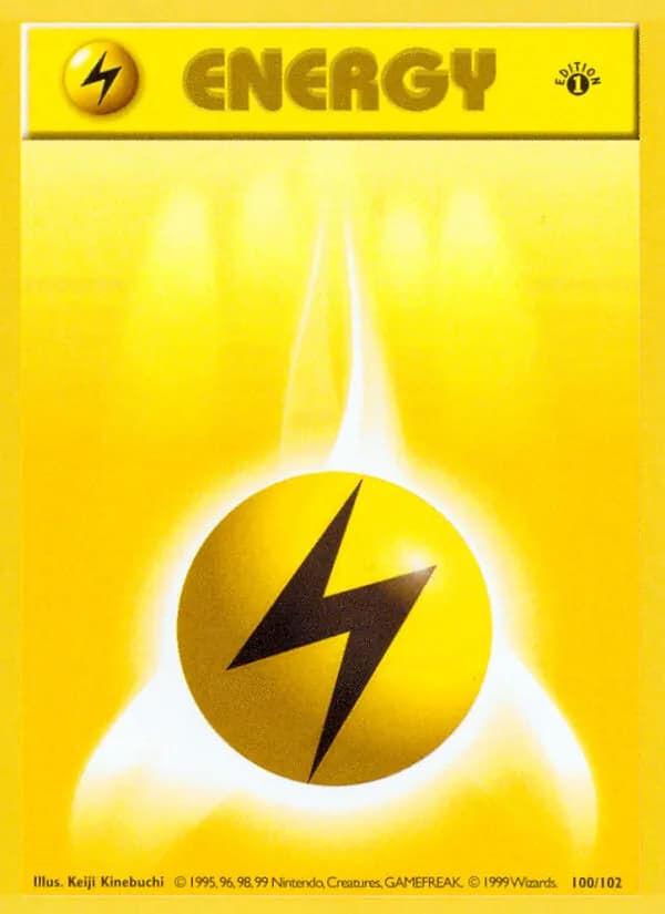 Lightning Energy 100/102, Base Set