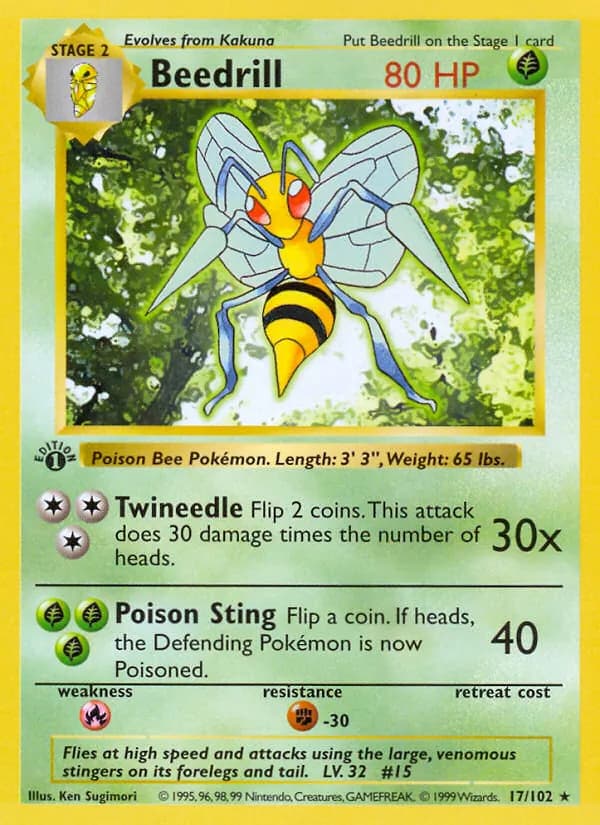 Beedrill 17/102, Base Set