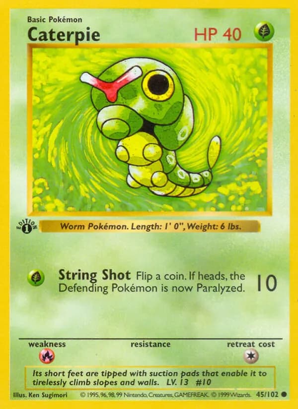 Caterpie 45/102, Base Set