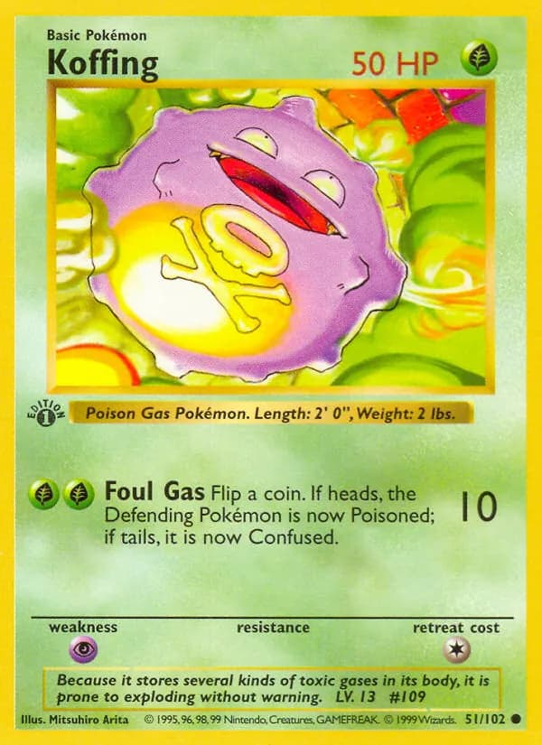 Koffing 51/102, Base Set