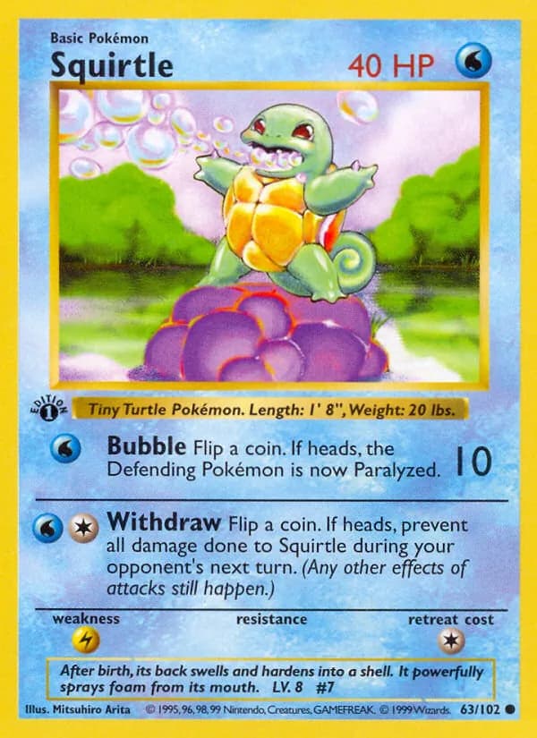 Squirtle 63/102, Base Set