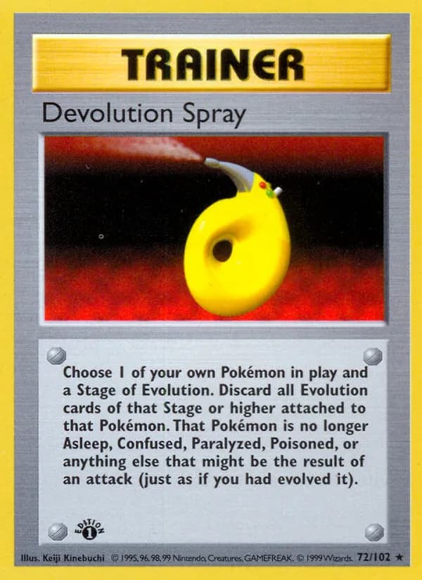 Devolution Spray 72/102, Base Set