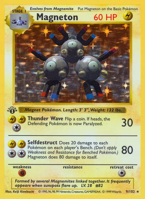 Magneton 9/102, Base Set