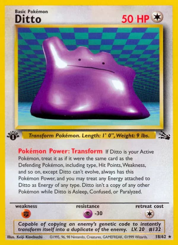 Ditto 18/62, Fossil