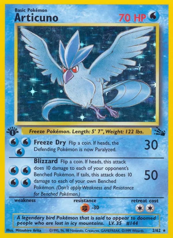 Articuno 2/62, Fossil
