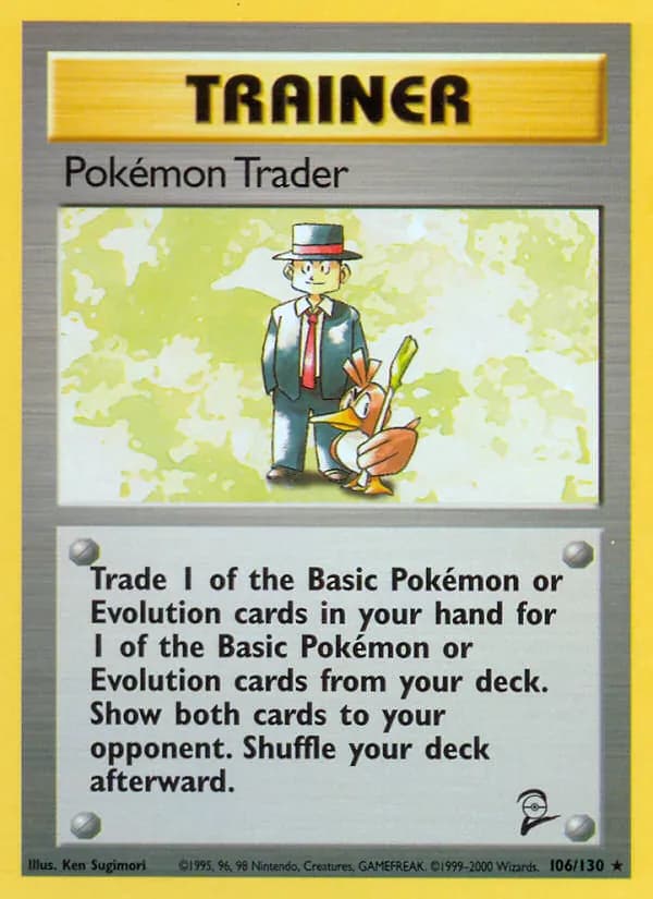 Pokémon Trader 106/130, Base Set 2