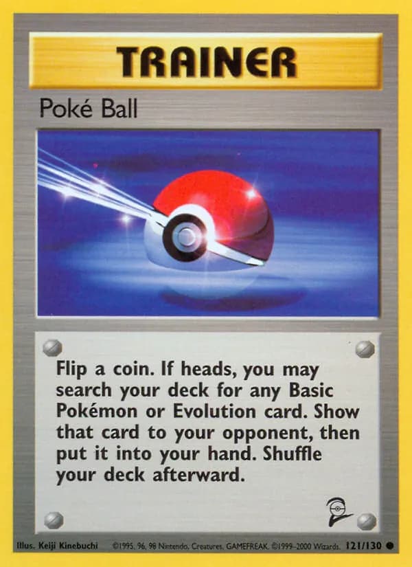 Poké Ball 121/130, Base Set 2