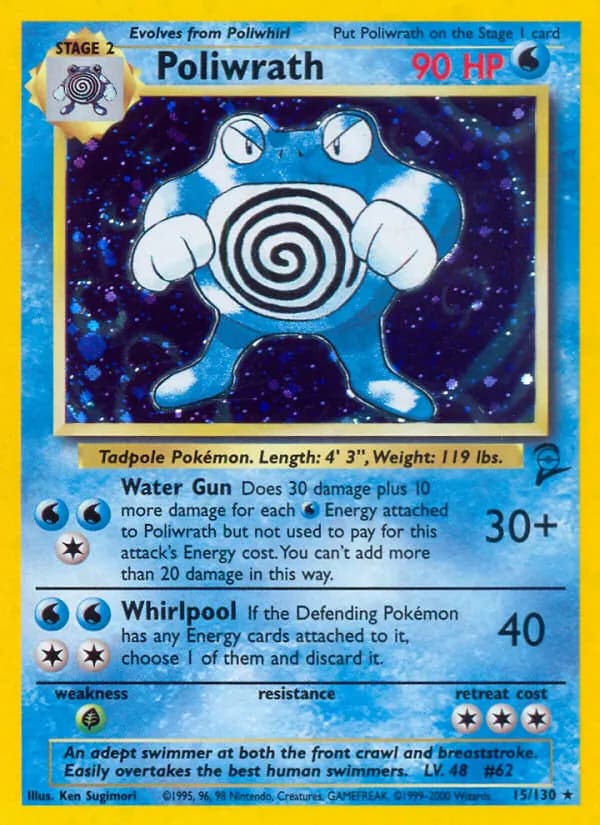 Poliwrath 15/130, Base Set 2