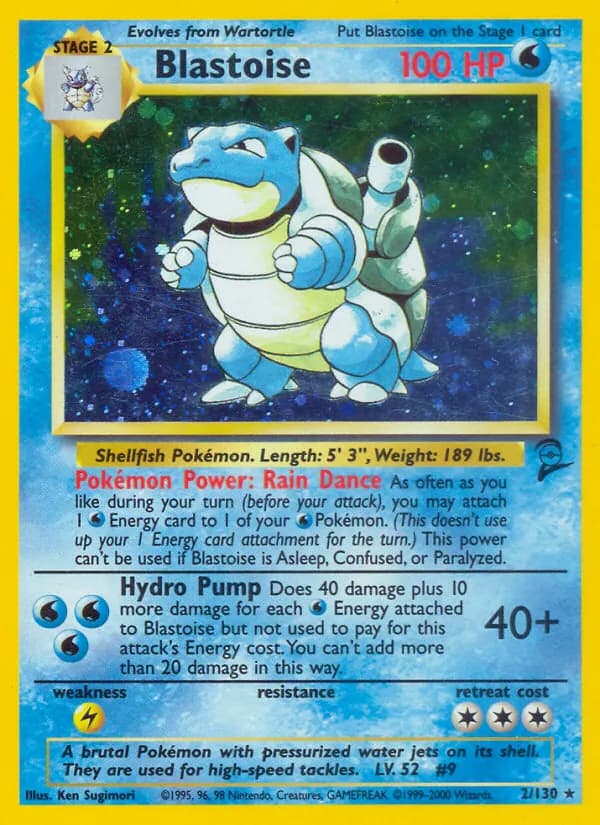 Blastoise 2/130, Base Set 2
