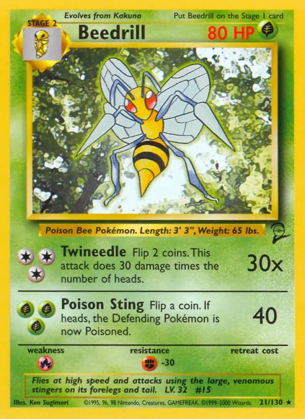 Beedrill 21/130, Base Set 2