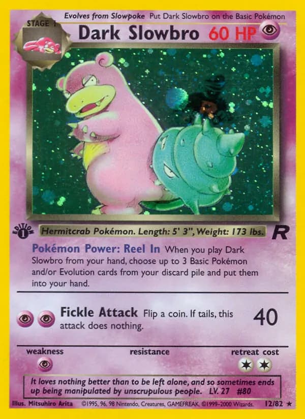Dark Slowbro 12/82, Team Rocket