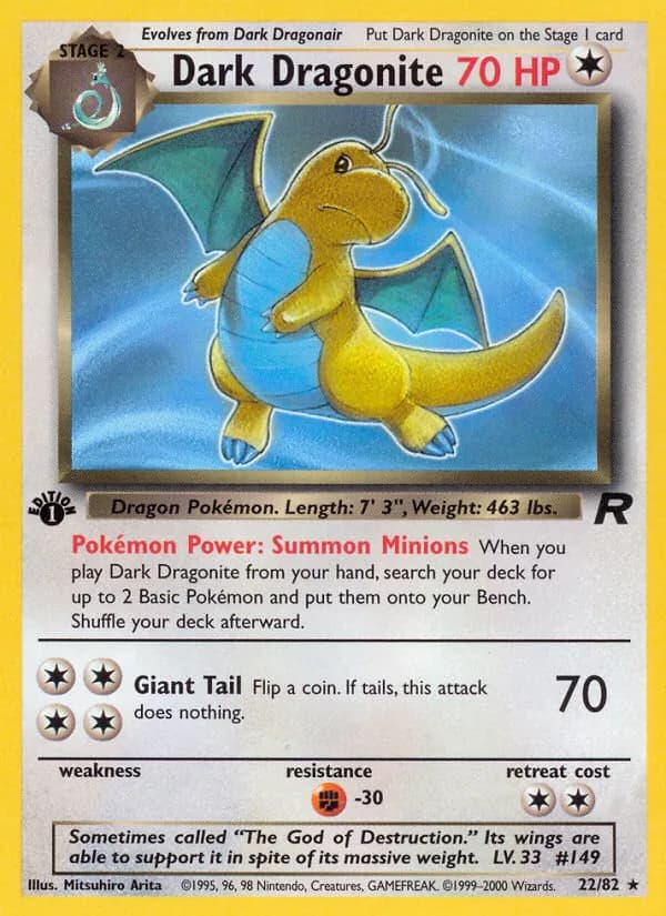 Dark Dragonite 22/82, Team Rocket
