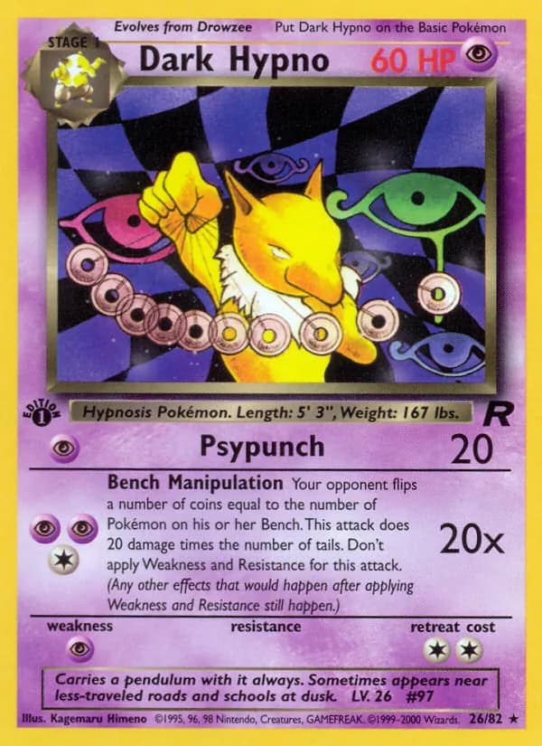 Dark Hypno 26/82, Team Rocket