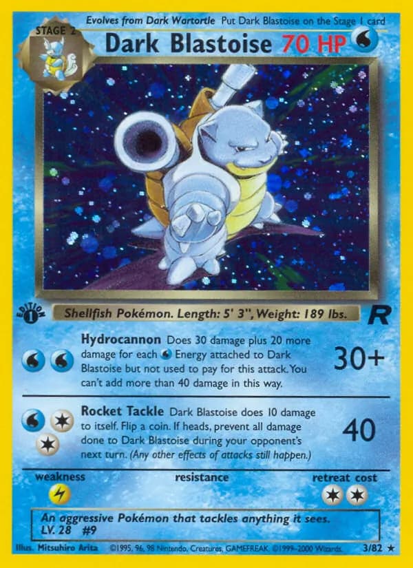 Dark Blastoise 3/82, Team Rocket
