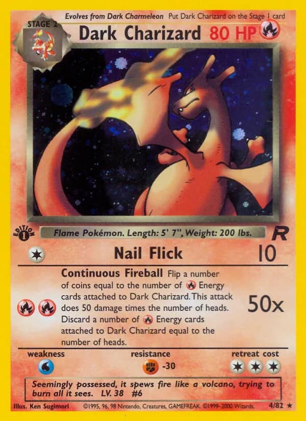 Dark Charizard 4/82, Team Rocket