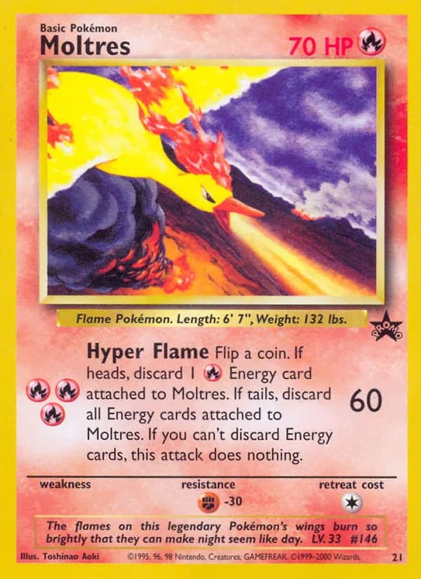 Moltres 21/53, Wizards Black Star Promos