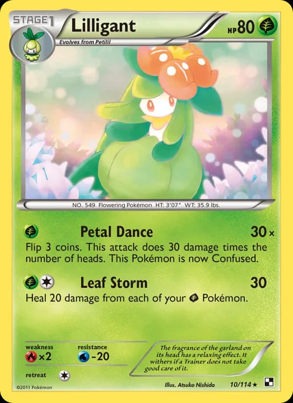 Lilligant 10/114, Black & White