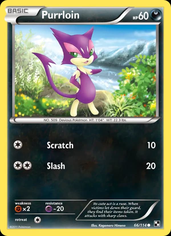 Purrloin 66/114, Black & White