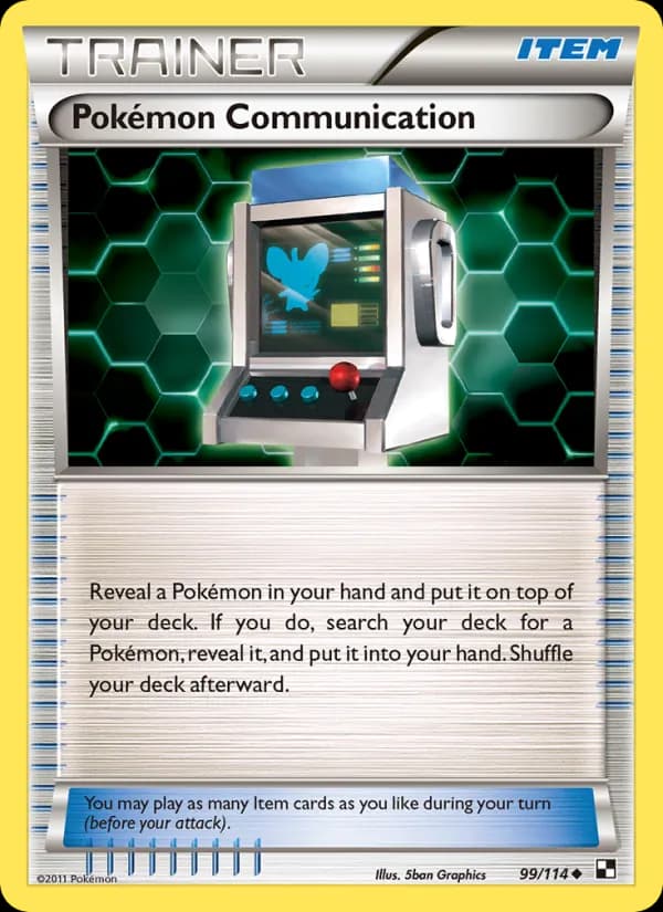 Pokémon Communication 99/114, Black & White