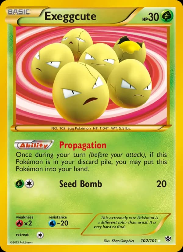 Exeggcute 102/101, Plasma Blast