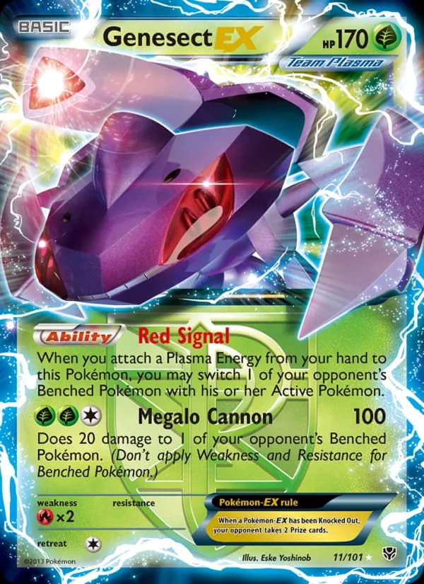Genesect-EX 11/101, Plasma Blast