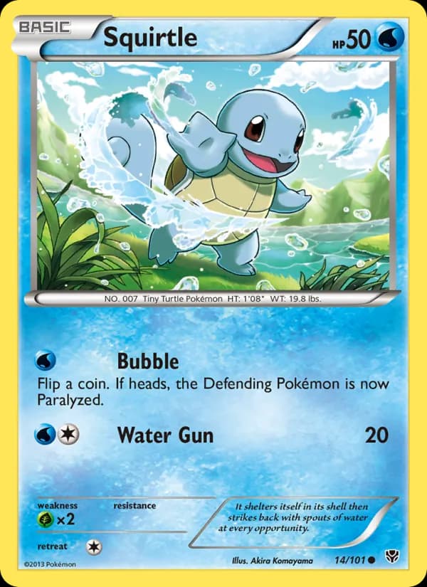 Squirtle 14/101, Plasma Blast