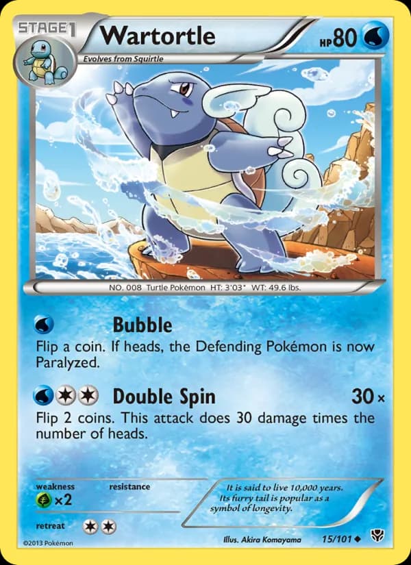 Wartortle 15/101, Plasma Blast