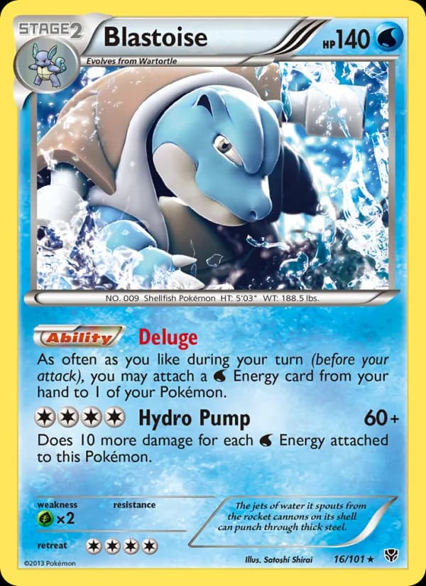 Blastoise 16/101, Plasma Blast