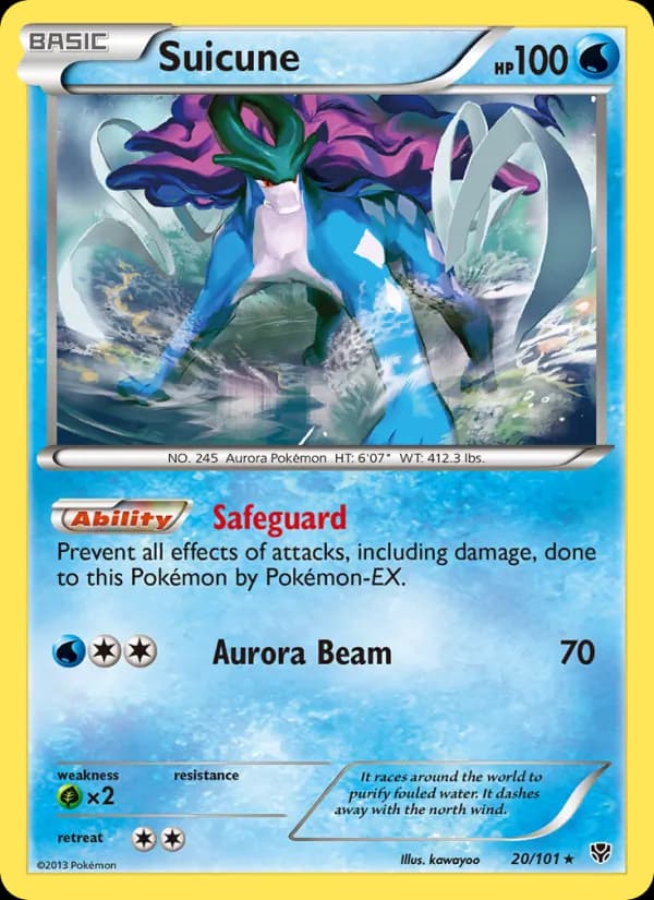 Suicune 20/101, Plasma Blast