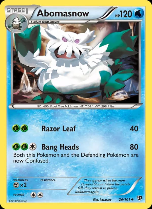Abomasnow 26/101, Plasma Blast