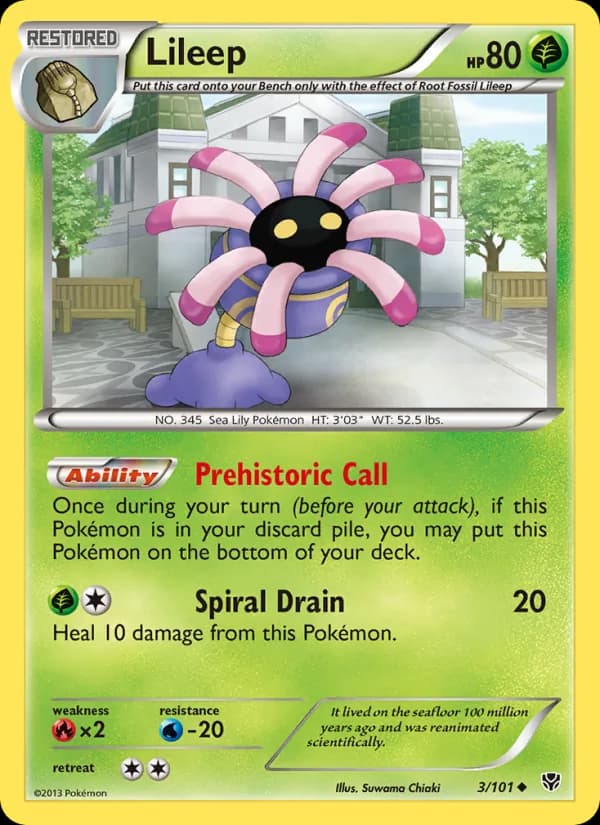 Lileep 3/101, Plasma Blast