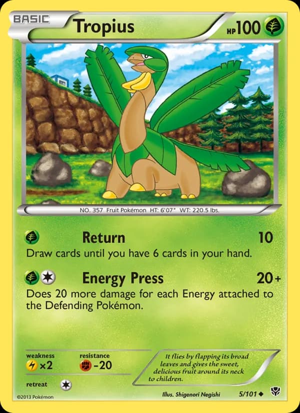Tropius 5/101, Plasma Blast