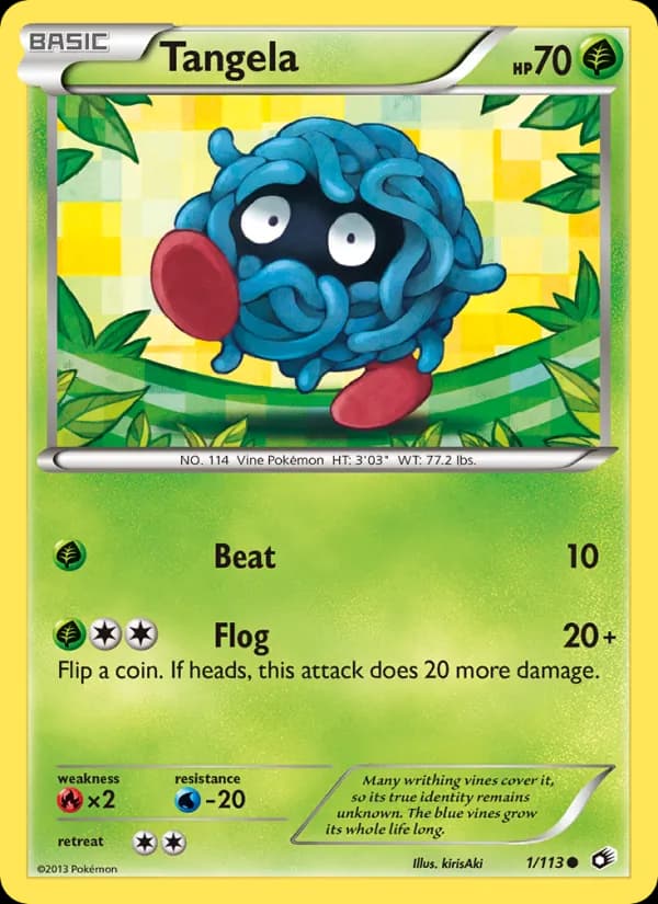 Tangela 1/113, Legendary Treasures