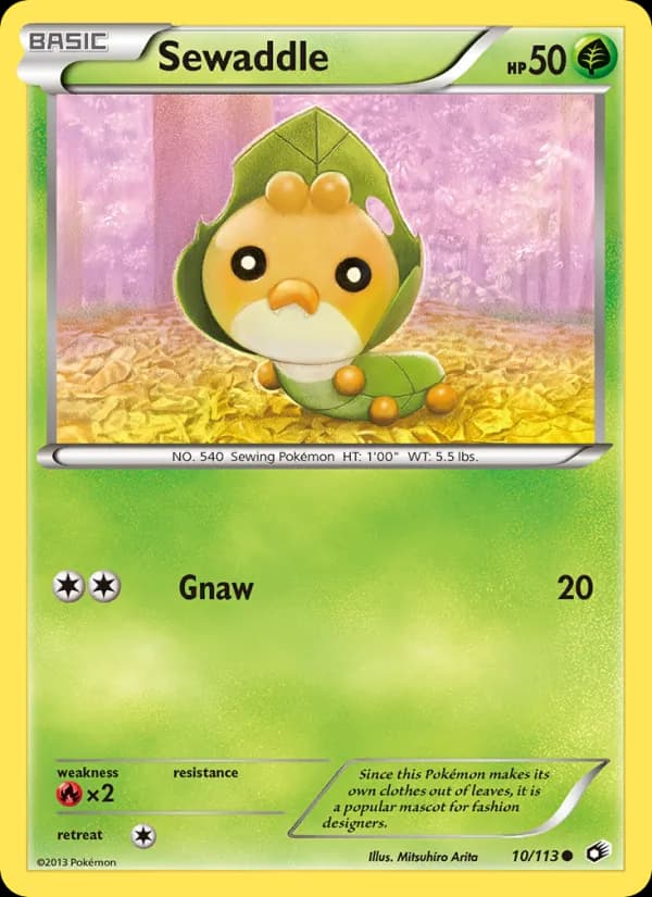 Sewaddle 10/113, Legendary Treasures