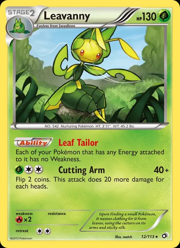 Leavanny 12/113, Legendary Treasures