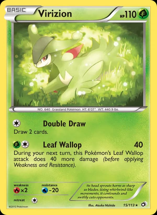 Virizion 15/113, Legendary Treasures