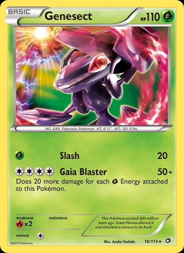 Genesect 16/113, Legendary Treasures