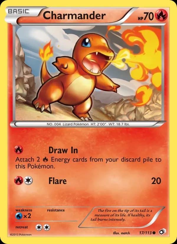 Charmander 17/113, Legendary Treasures