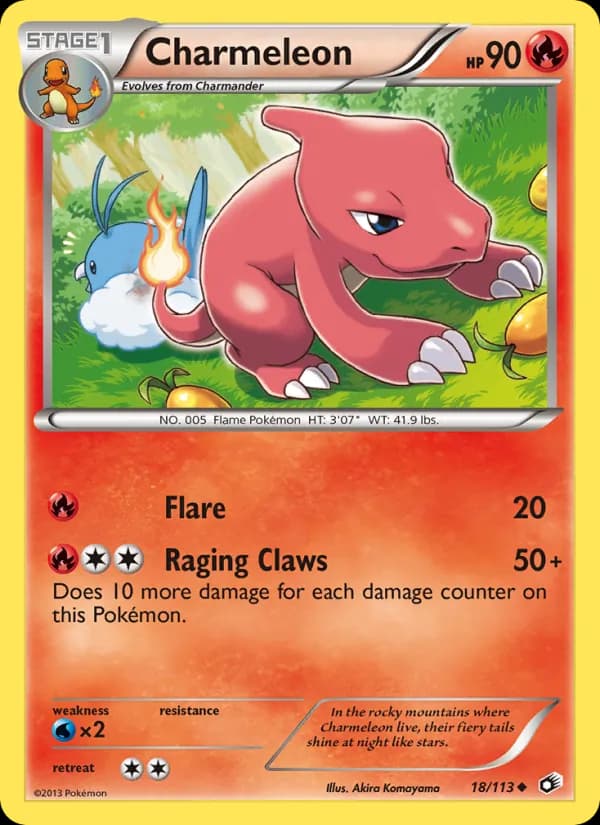 Charmeleon 18/113, Legendary Treasures