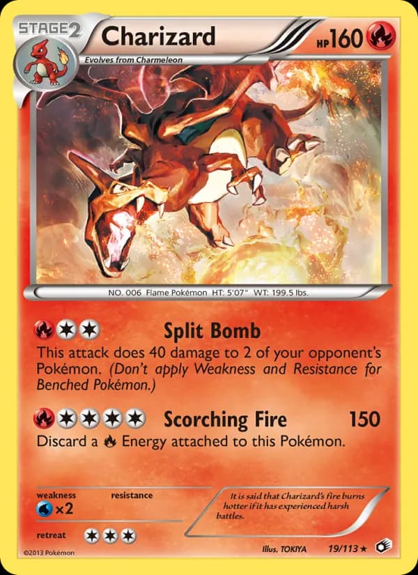 Charizard 19/113, Legendary Treasures