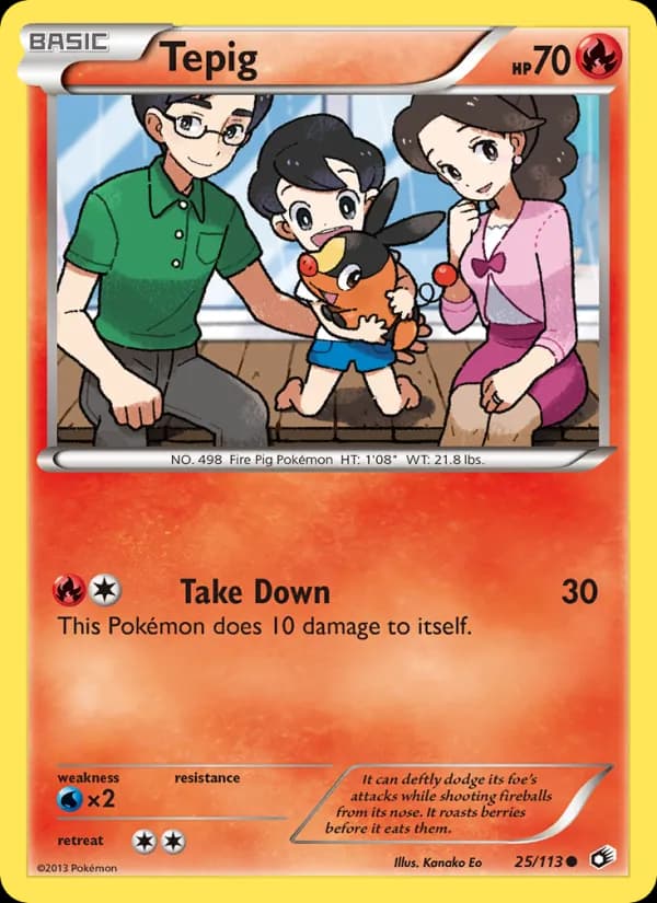 Tepig 25/113, Legendary Treasures