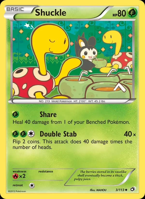 Shuckle 3/113, Legendary Treasures
