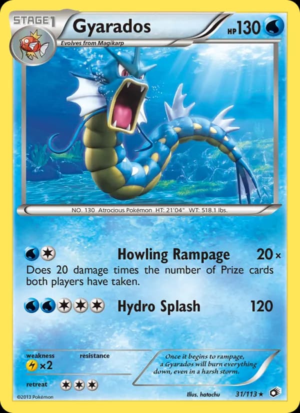 Gyarados 31/113, Legendary Treasures