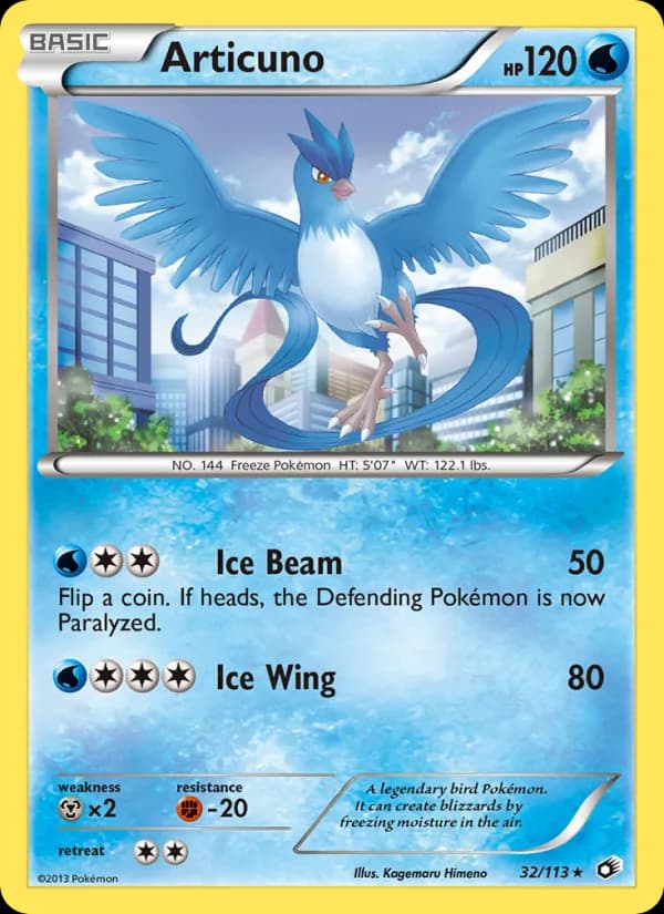 Articuno 32/113, Legendary Treasures