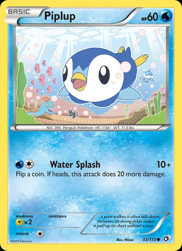 Piplup 33/113, Legendary Treasures