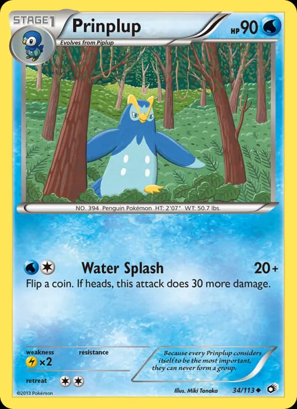 Prinplup 34/113, Legendary Treasures