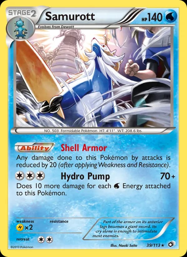 Samurott 39/113, Legendary Treasures