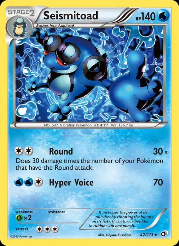 Seismitoad 42/113, Legendary Treasures