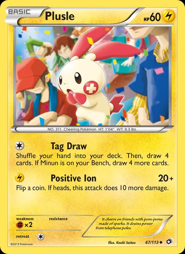 Plusle 47/113, Legendary Treasures