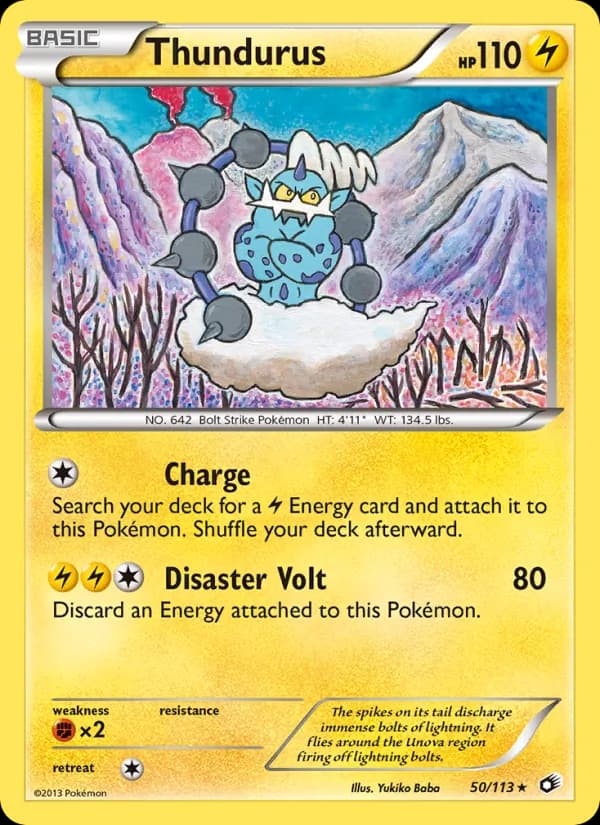 Thundurus 50/113, Legendary Treasures